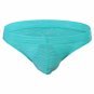 3PK Men's sexy underwear lingerie solid ice silk pouch briefs underpants Light Blue #3037SJ