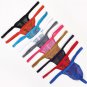 3pcs Sexy Men's underwear shiny mesh gauze thongs t-string g-string Royal Blue #E080