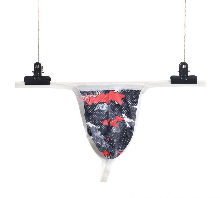 3pcs Sexy Men's underwear lingerie camouflage thongs t-string g-string #E074