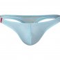 Sky Blue 3pcs Sexy Men's underwear lingerie cotton blend thongs t-string g-string #E023