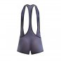 Men's sexy underwear mesh gauze stretch leotard wrestling singlet bodysuit Gray #1910