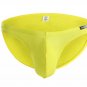 Yellow 2PK Men's sexy underwear lingerie mdoal low rise pouch briefs underpants #BR1112