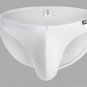 White 2PK Men's sexy underwear lingerie mdoal low rise pouch briefs underpants #BR1112