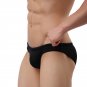 2PK Black Men's summer surfing beachwear swimwear swimming briefs #BR1156