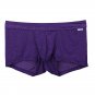 2PK Purple Men's sexy underwear lingerie mesh holes pouch boxer briefs #BR1015