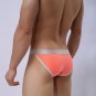 High legs 2PK Orange Men's sexy lingerie breathable sports briefs underpants #BR1157