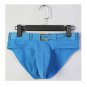 Men's sexy underwear lingerie cotton blend pouch briefs Blue #A02