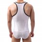 Sexy Men's underwear lace mesh breathable bodysuit #025LT