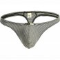 2PK Modal Underwear Men's sexy lingerie striped pouch thong t-string #1123DK
