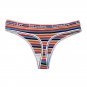 Mixed 5PK Women's G-strings cotton blend striped Threaded hipster sports Thong t-string #L811