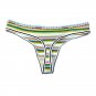 Mixed 5PK Women's G-strings cotton blend striped Threaded hipster sports Thong t-string #L811