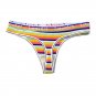 Mixed 5PK Women's G-strings cotton blend striped Threaded hipster sports Thong t-string #L811
