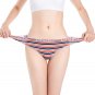 Mixed 5PK Women's G-strings cotton blend striped Threaded hipster sports Thong t-string #L811