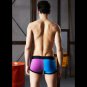 3PK Mixed Men's sexy underwear cotton blend color matching ugly boxer briefs #80205