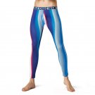 Men's Thermal Underwear Male gradient sleep bottoms lounge pants nylon undergarment Blue #10402