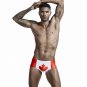 Canada flag printed swimwear Men's beach board swimming boxers #802