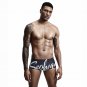 Seobean letters printed swimwear Men's quick-drying beach board swimming boxers Black #90805