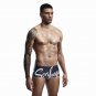 Seobean letters printed swimwear Men's quick-drying beach board swimming boxers Black #90805
