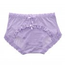 6PK Mixed colors Women's underwear intimates modal mid-rise bowknot panties underpants 461