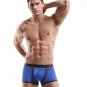 4PK Mixed Color Sexy Mens Underwear Mesh Perforated Holes Translucent Boxer Briefs Underpants MJ1911