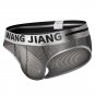 3PK Wangjiang Men's sexy underwear lingerie mesh holes sheer quick-dry briefs underpants 5022SJ