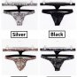 Multi-color 4PK Gay Men's Sexy Underwear Snake Low-rise Cut-out Thong T-string Underpants KX020LT