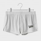Gray 2PK Men's sexy underwear ice-silk mesh holes quick-dry loungewear boxer shorts 4034JJK