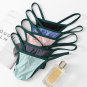 5PK Multi-color Mens Sexy Y-string Low-rise Tagless Ice-silk Quick-drying Thongs Underpants KX028DK