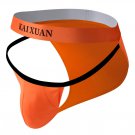 Mixed-color 4PK Men's Underwear Lingerie Low-rise Sexy Cut-Out High-Leg Nylon Underpants KX025GC