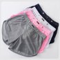 No Need To Wear Briefs! 2PK Men's Sexy Mesh Holes Detachable Pouch Shorts Loungewear KX024DK