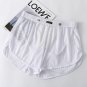 No Need To Wear Briefs! 2PK Men's Sexy Mesh Holes Detachable Pouch Shorts Loungewear KX024DK