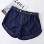 No Need To Wear Briefs! 2PK Men's Sexy Mesh Holes Detachable Pouch Shorts Loungewear KX024DK