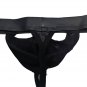 2PK Sexy Gay Mens Underwear Faux Leather Cut-out Thong Underpants Panties MJ1619