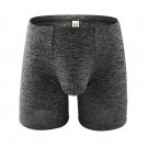 2PK Men's sexy underwear lingerie sports mid-rise pouch boxer shorts underpants L453