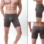2PK Men's sexy underwear lingerie sports mid-rise pouch boxer shorts underpants L453