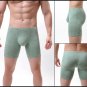 2PK Men's sexy underwear lingerie sports mid-rise pouch boxer shorts underpants L453