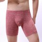 2PK Men's sexy underwear lingerie sports mid-rise pouch boxer shorts underpants L453