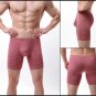 2PK Men's sexy underwear lingerie sports mid-rise pouch boxer shorts underpants L453