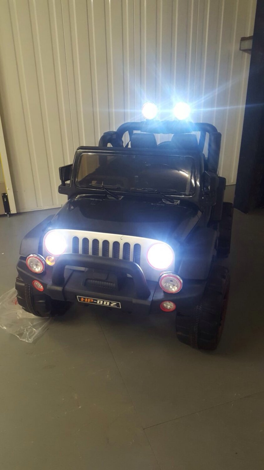 two seater electric jeep