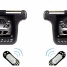 2018 BLACK PAIR DUAL HD DIGITAL SUNVISOR VISOR MONITORS LCD CD MP3 DVD PLAYER.