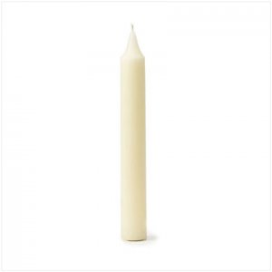 6.5" UNSCENTED TAPER CANDLES