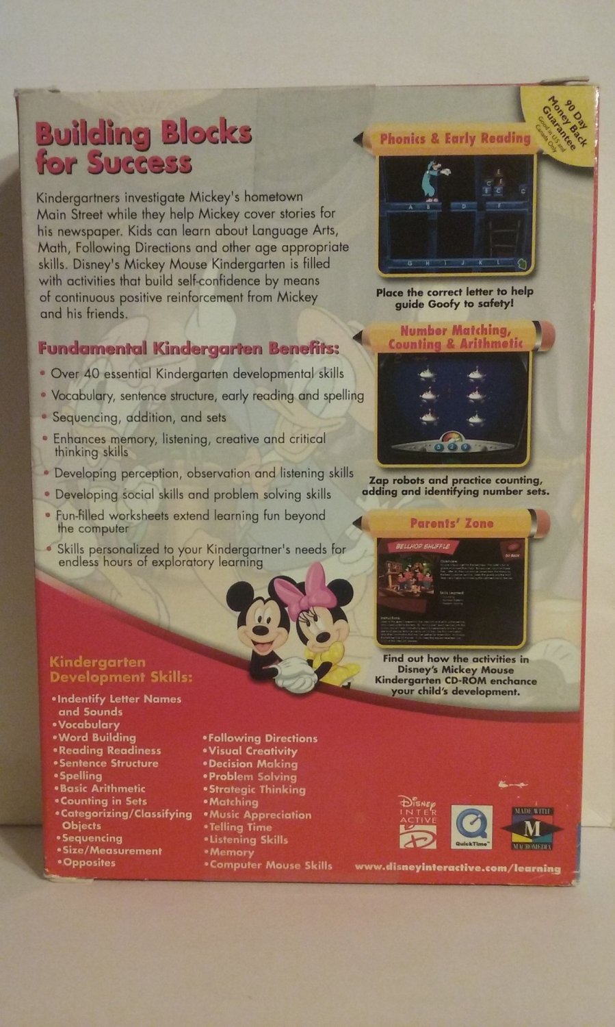 Disney's Mickey Mouse Kindergarten NEW (PC/Mac)