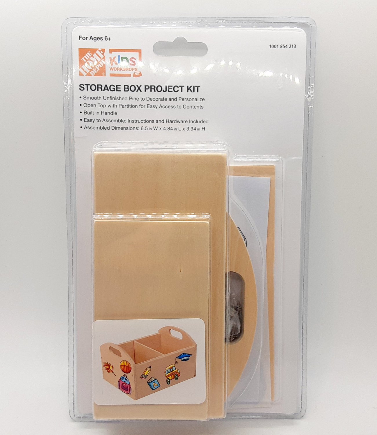 Home Depot Kids Workshops Storage Box Project Kit