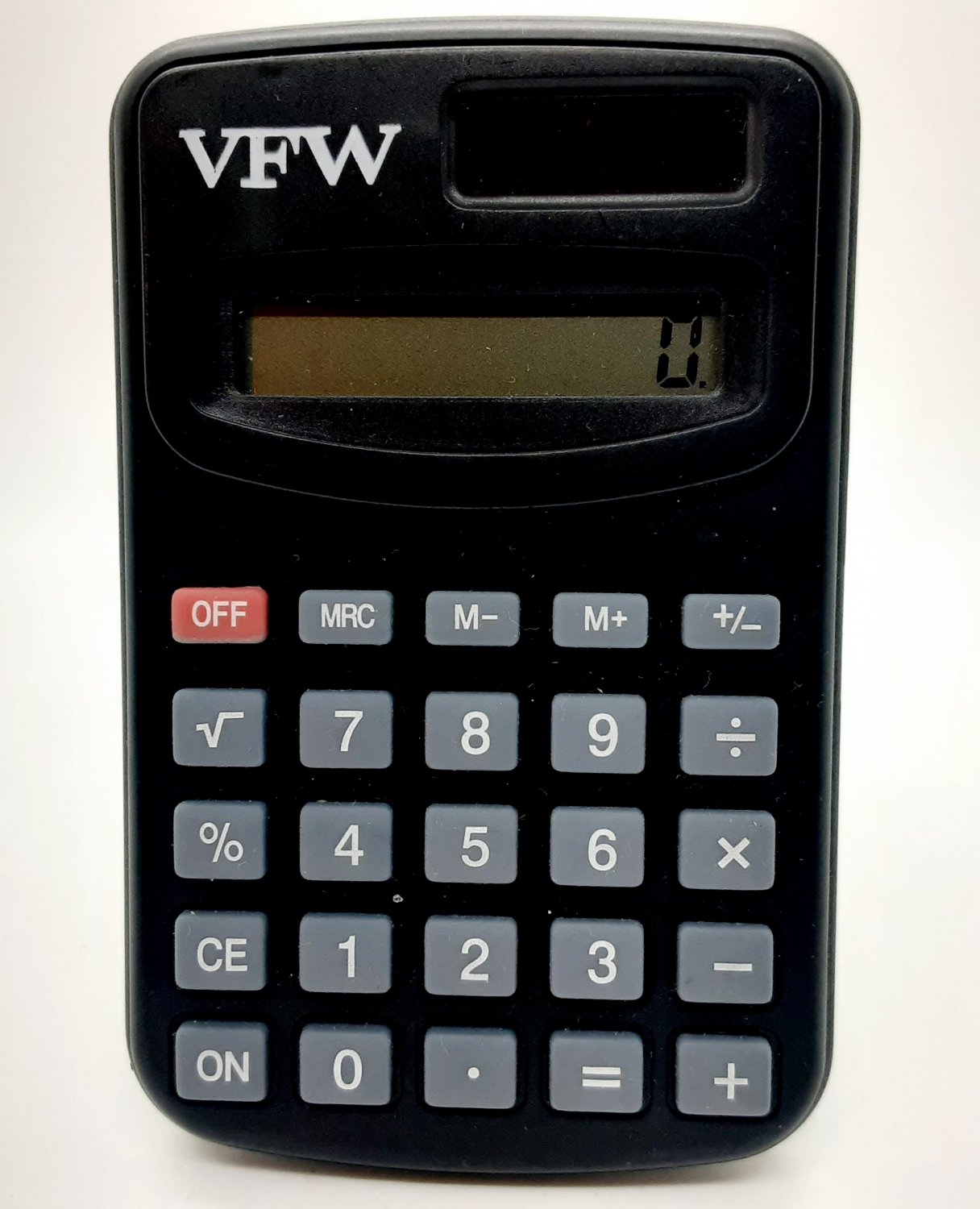 Vintage VFW Solar Powered Pocket Calculator