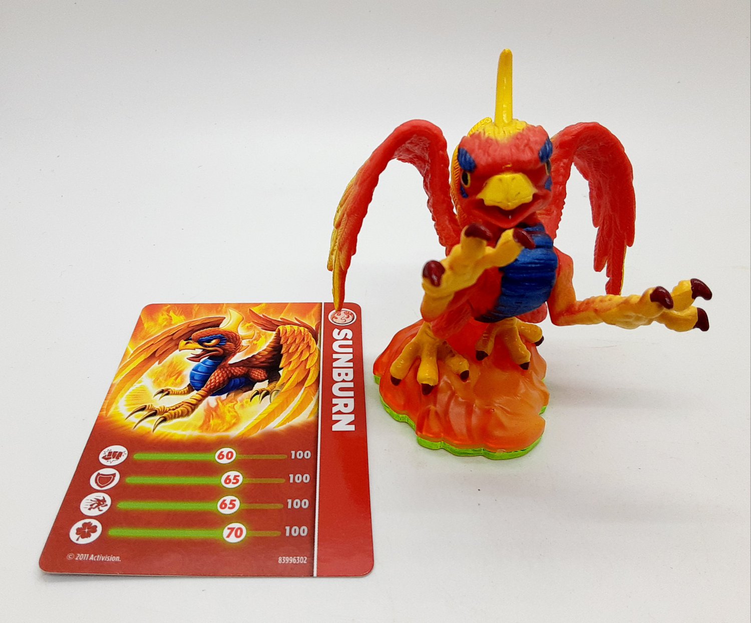 Skylanders Spyro's Adventure Sunburn Figure and Card