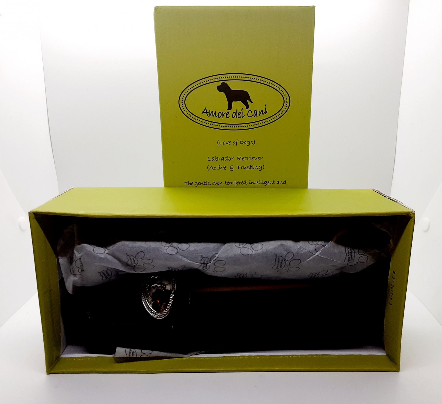 Amore Dei Cani Upscale Black Suede Flats Labrador Retriever