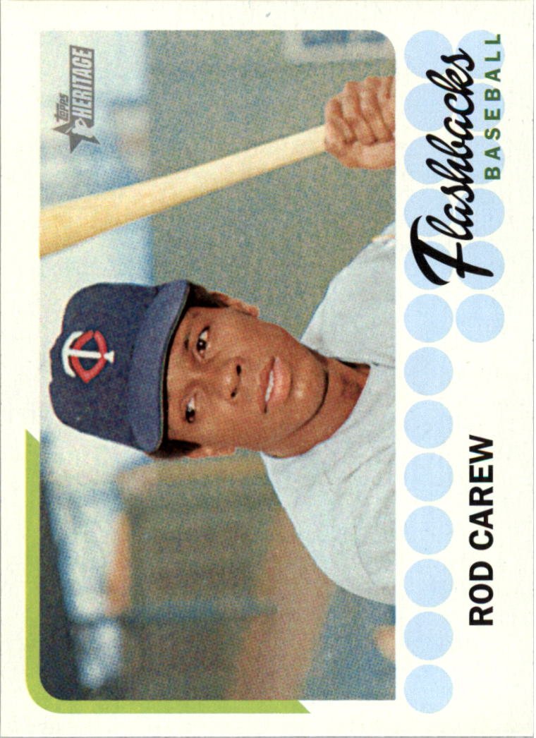 2016 Topps Heritage Baseball Flashbacks BFRCA Rod Carew