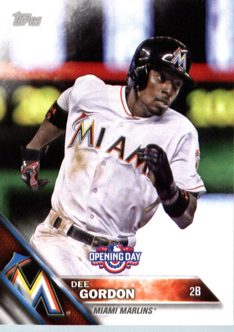 2016 Topps Opening Day OD129 Dee Gordon