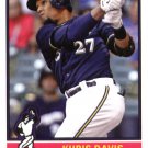 2015 Topps Archives 142 Khris Davis UER/Carlos Gomez pictured 2015 Topps Archives 142 Khris Davis UER/Carlos Gomez pictured