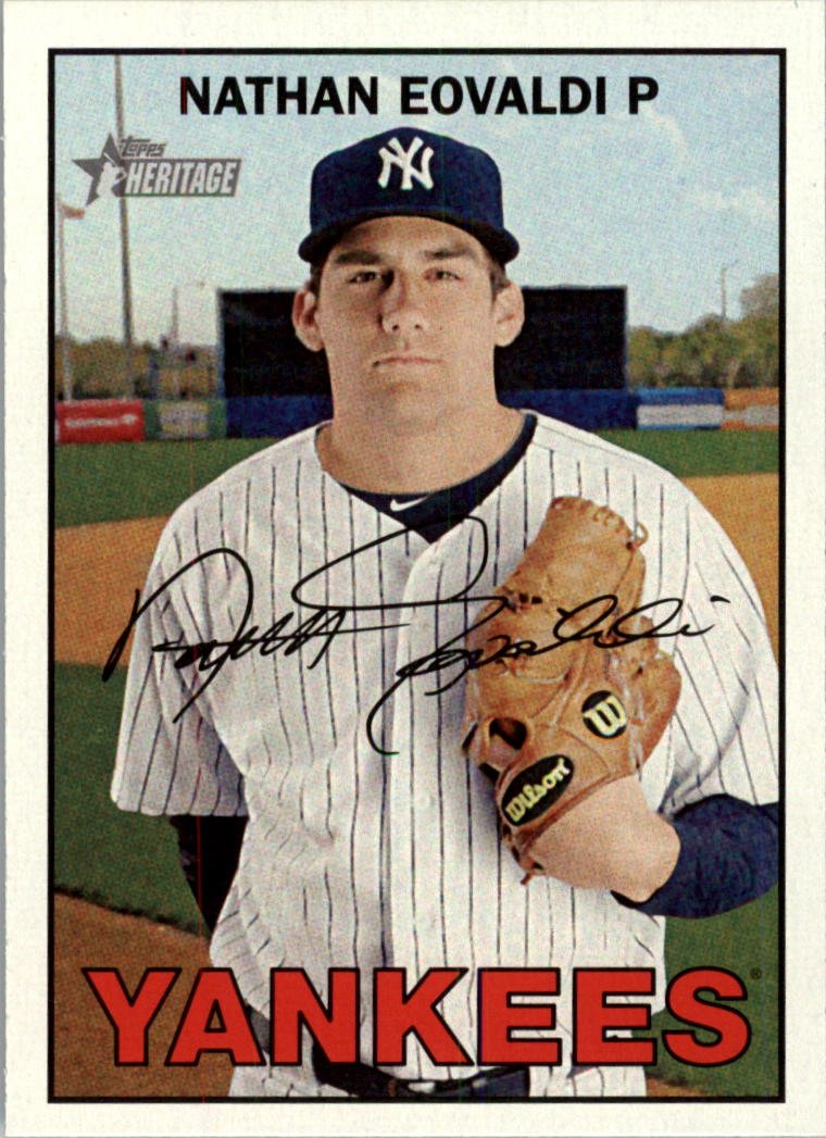 2016 Topps Heritage 289 Nathan Eovaldi
